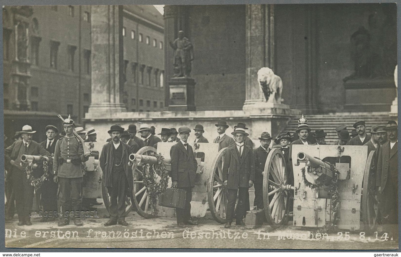 Ansichtskarten: Bayern: MÜNCHEN, Ausstellungs- Und Ereigniskarte 1914, Eine Kleine Garnitur Mit 23 H - Autres & Non Classés