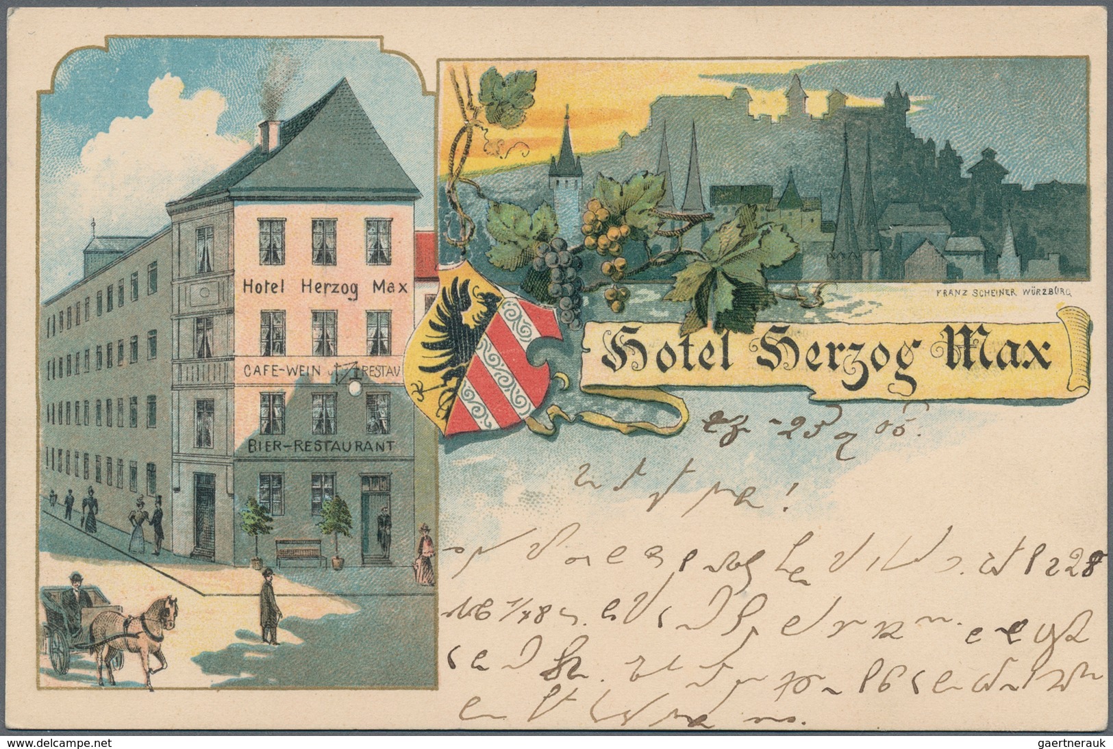 Ansichtskarten: Bayern: NÜRNBERG (8500): 1898/1935 Ca., Gastronomie & Hotellerie, Sammlung Von Ca. 1 - Sonstige & Ohne Zuordnung