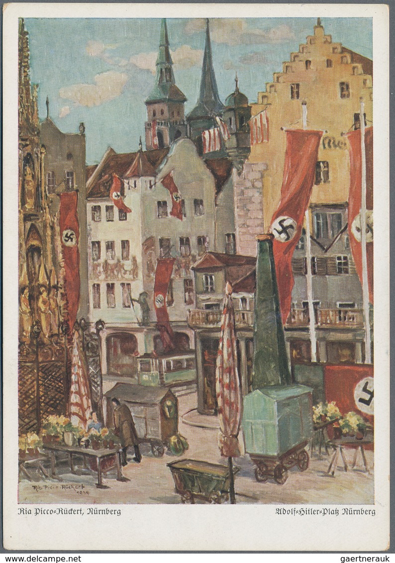 Ansichtskarten: Bayern: NÜRNBERG (8500): 1898/1940 Ca., Nürnberger Hauptmarkt, Sammlung Von Ca. 200 - Sonstige & Ohne Zuordnung