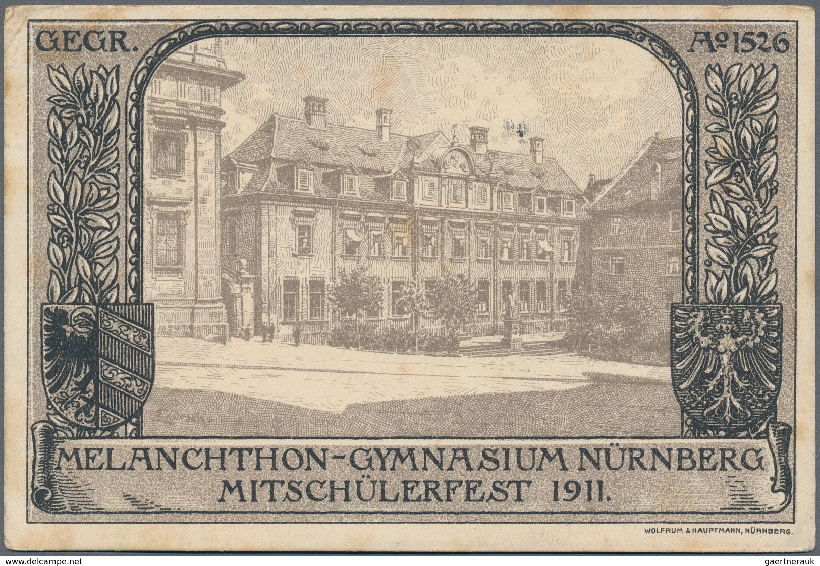 Ansichtskarten: Bayern: NÜRNBERG (8500): 1900/1940 Ca., Innenstadt-Gebäude Und Brunnen & Denkmäler, - Sonstige & Ohne Zuordnung