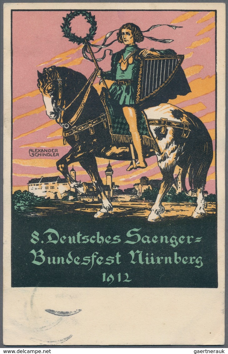 Ansichtskarten: Bayern: NÜRNBERG (alte PLZ 8500), Kleine Garnitur Mit 12 Festpostkarten Diverser Ere - Sonstige & Ohne Zuordnung