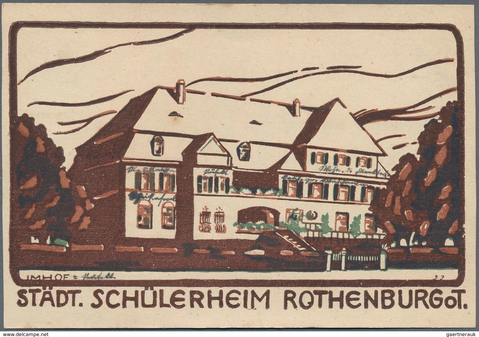 Ansichtskarten: Bayern: ROTHENBURG OB DER TAUBER (alte PLZ 8803), Prachtvolles Lot Mit 10 Hochwertig - Sonstige & Ohne Zuordnung