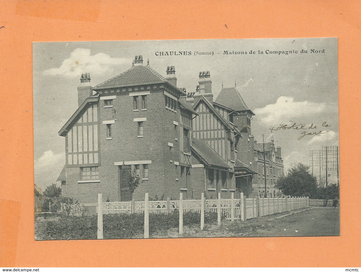 CPA   - Chaulnes - ( Somme) - Maisons De La Compagnie Du Nord - Chaulnes