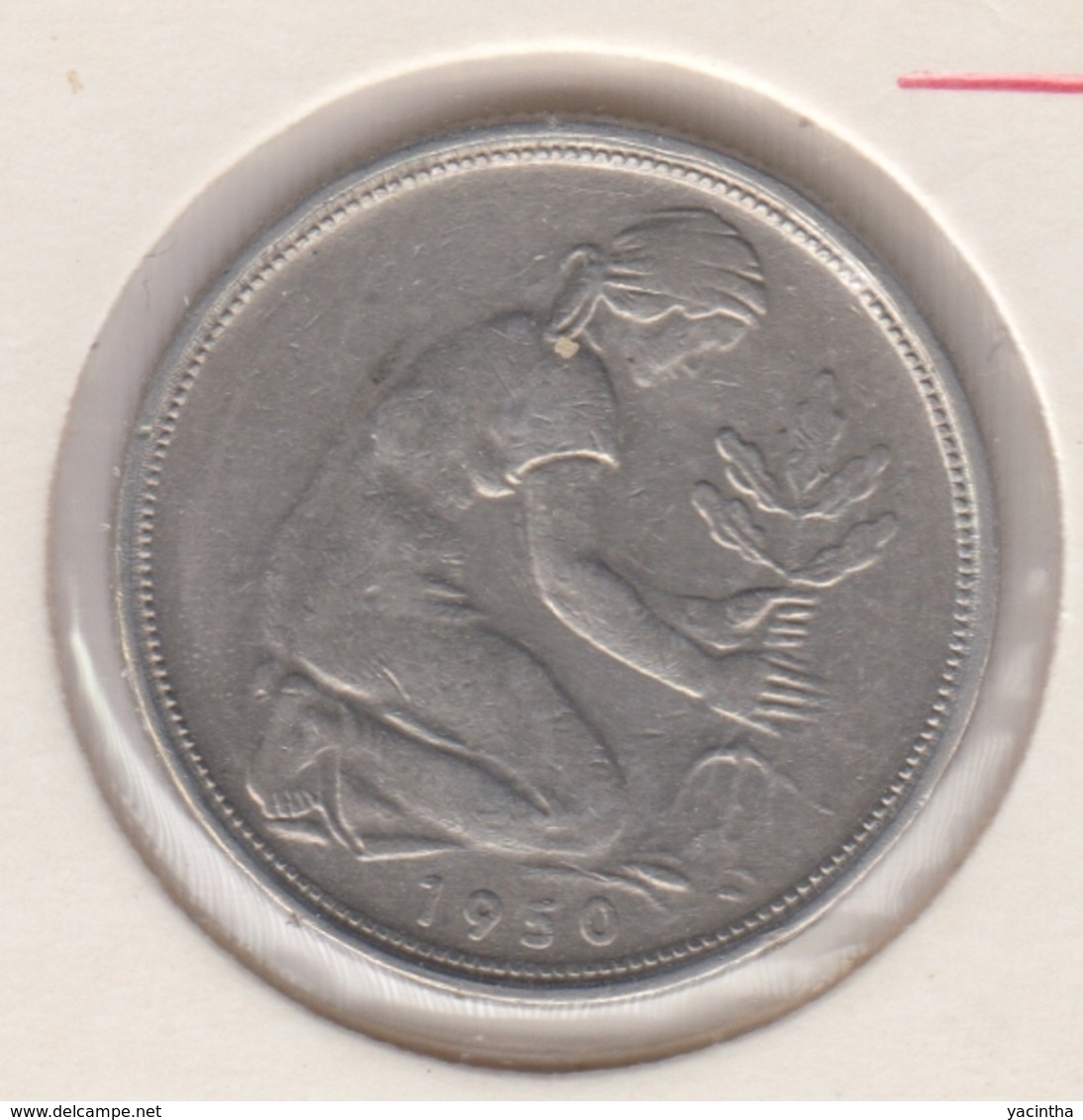 @Y@    Duitsland   50  Pfennig  1950  G  (D25) - 50 Pfennig
