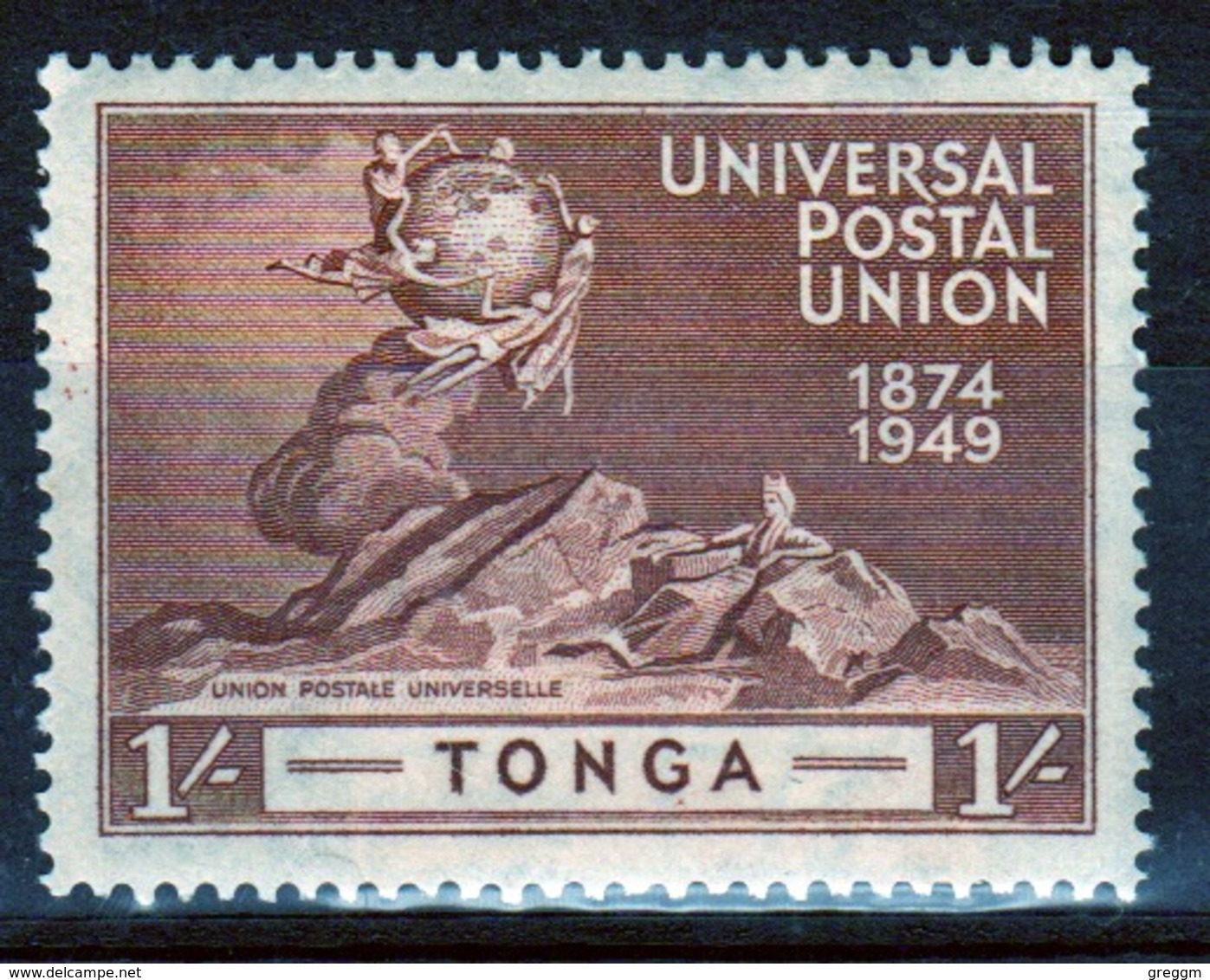 Tonga 1949 Single 1s Stamp From The Set Issued To Celebrate The Universal Postal Union. - Tonga (...-1970)