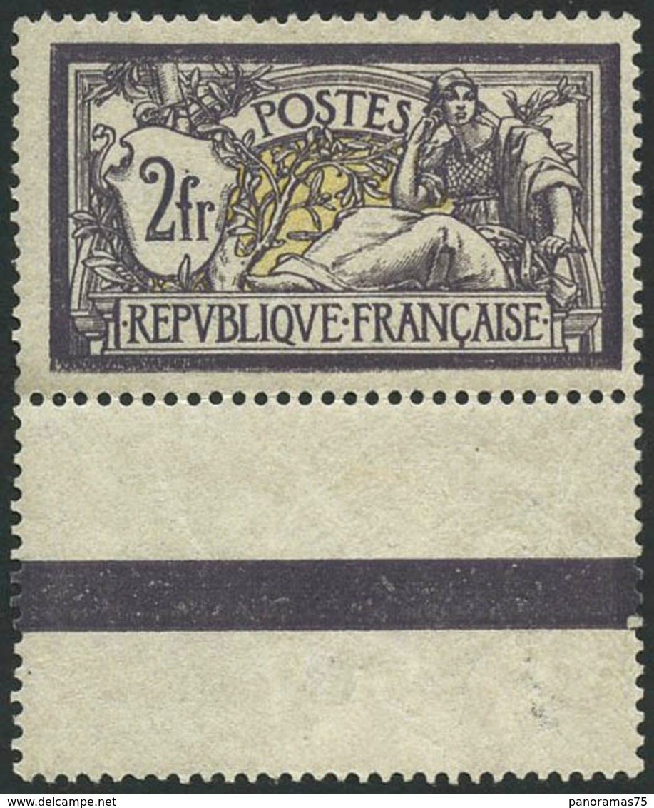 ** N°122b 2F Violet Foncé Et Jaune, Pièce De Luxe - TB - Other & Unclassified