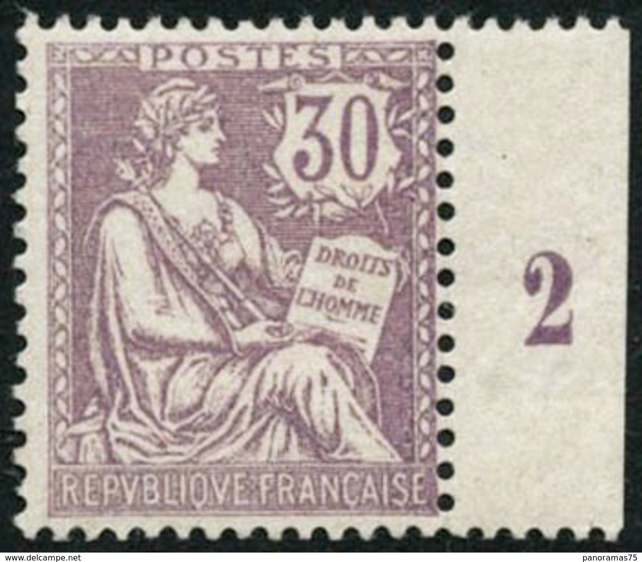 ** N°128 30c Violet - TB - Other & Unclassified