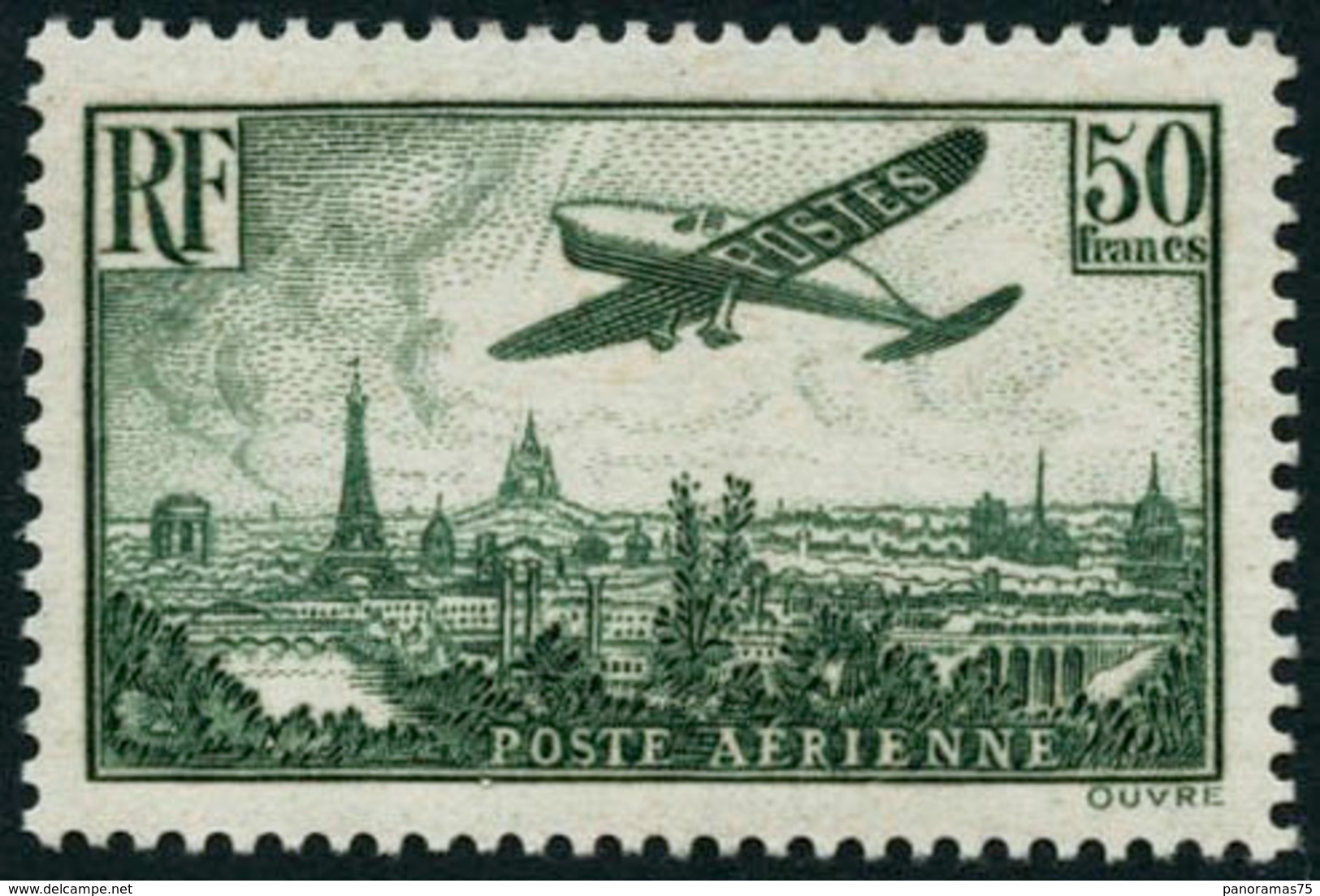 ** N°14b 50F Vert-foncé - TB - Other & Unclassified