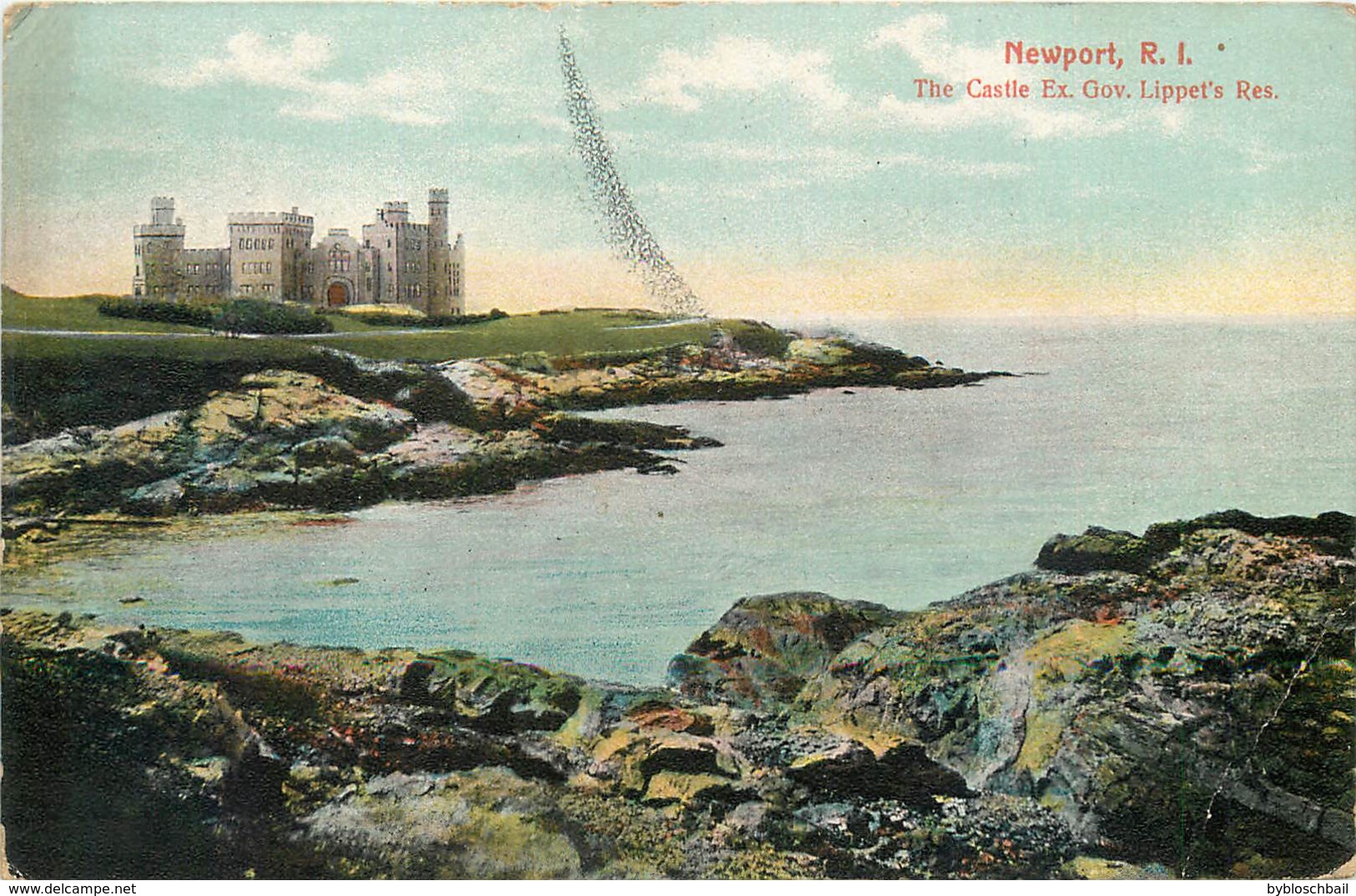 5 CPA Rhode Island RI Newport Baileys Beach Harbor Castle Lippet Rogers High School Ochre Point 1907