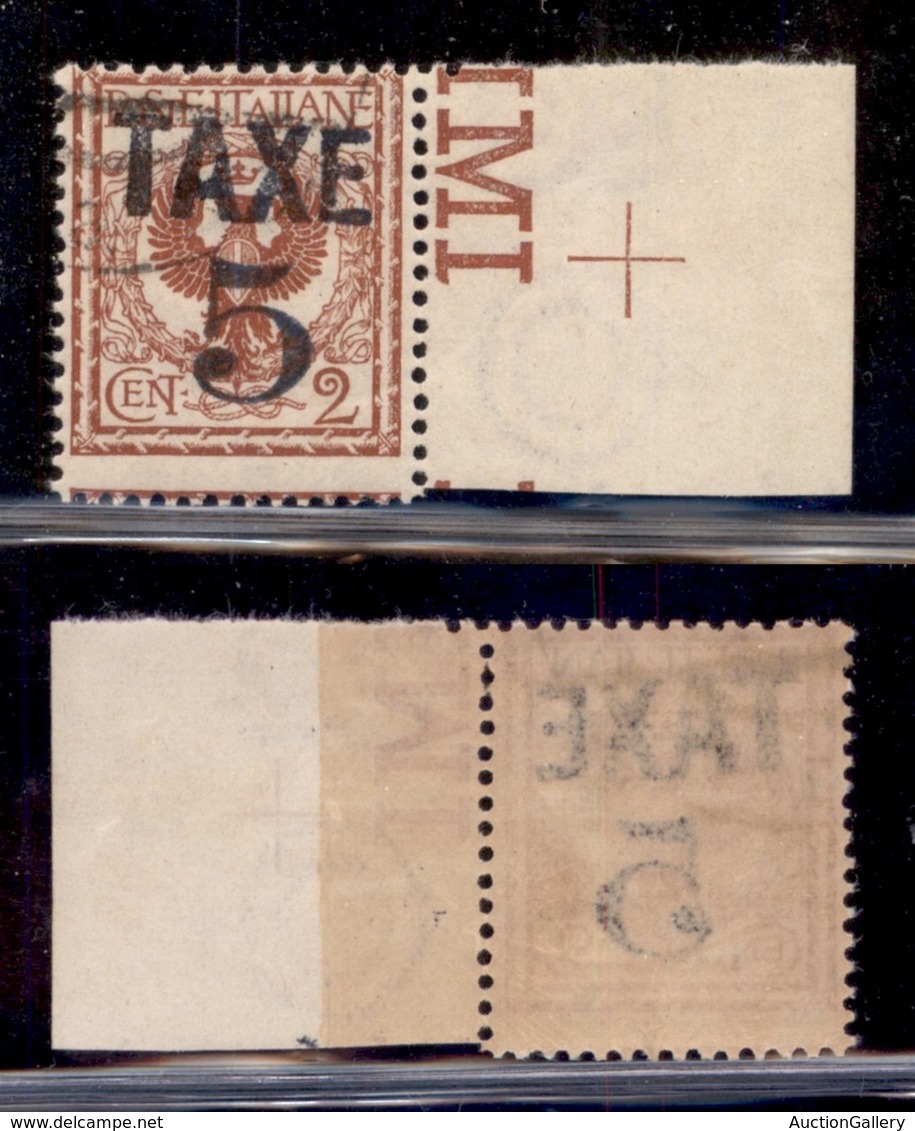 OCCUPAZIONI - BOLZANO 3 - 1919 - Taxe 5 Su 2 Cent (75) Bordo Foglio Usato - Sonstige & Ohne Zuordnung