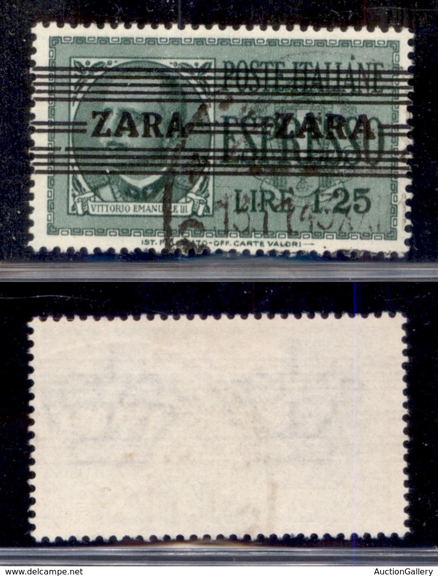 OCCUPAZIONI - ZARA - 1943 - Espressi - 1,25 Lire (3 - Quinto Tipo) Usato - Seconda A Stretta (500) - Andere & Zonder Classificatie