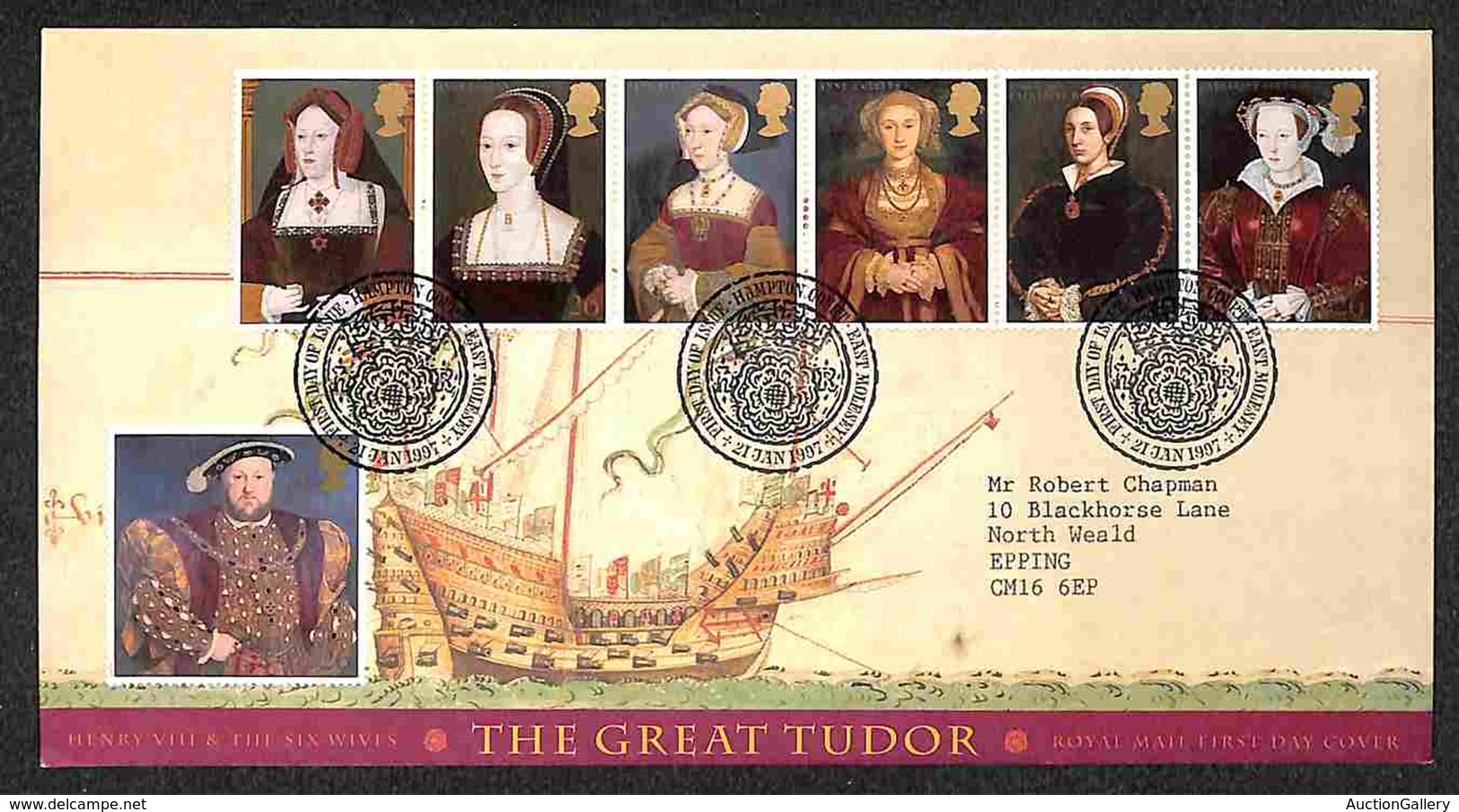 EUROPA - GRAN BRETAGNA - 1997 - Tudor (1677/1683) - Serie Completa - FDC 21.1.97 - Andere & Zonder Classificatie