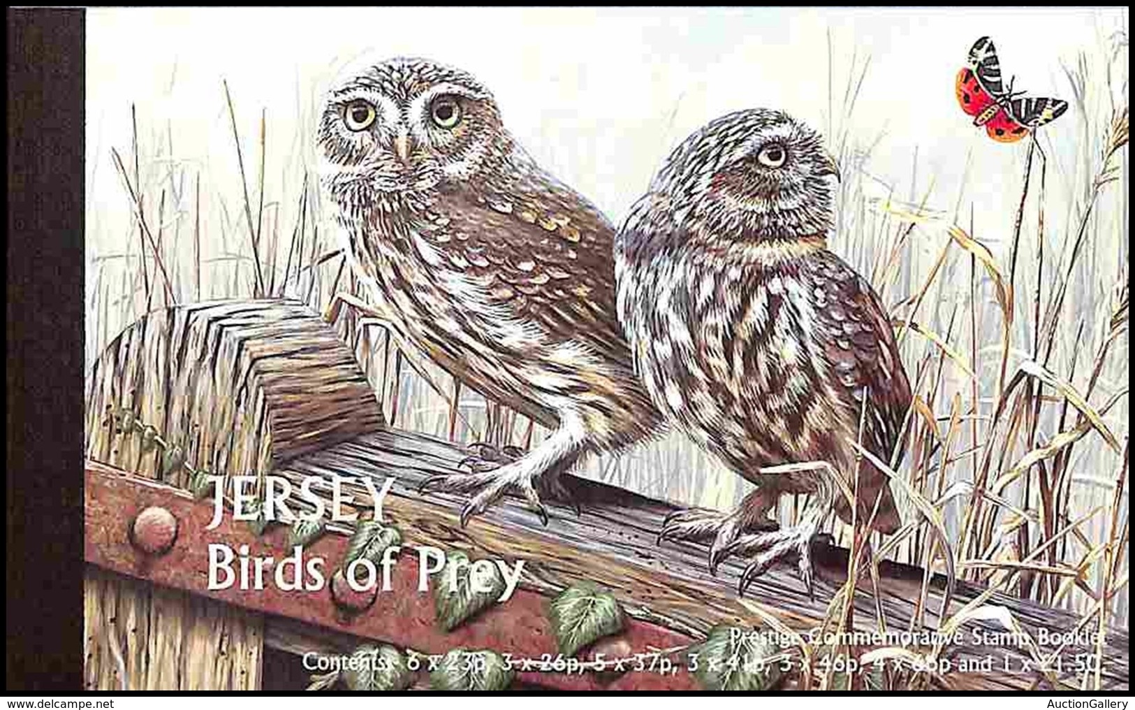 EUROPA - JERSEY - 2001 - Prestige Booklet - Birds Of Prey (MH 14) - Nuovo - Other & Unclassified