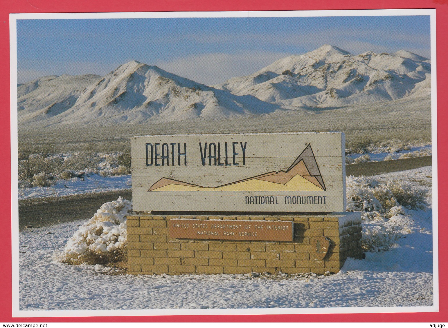 DEATH VALLEY NATIONAL MONUMENT  * Photo Russ Finley* 2 SCANS - Death Valley