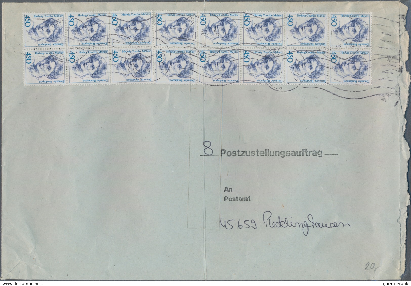 Bundesrepublik Deutschland: 1984/2004 (ca). Lot Von 350 Belegen Mit Briefen, Karten Und Marken Zu De - Collections