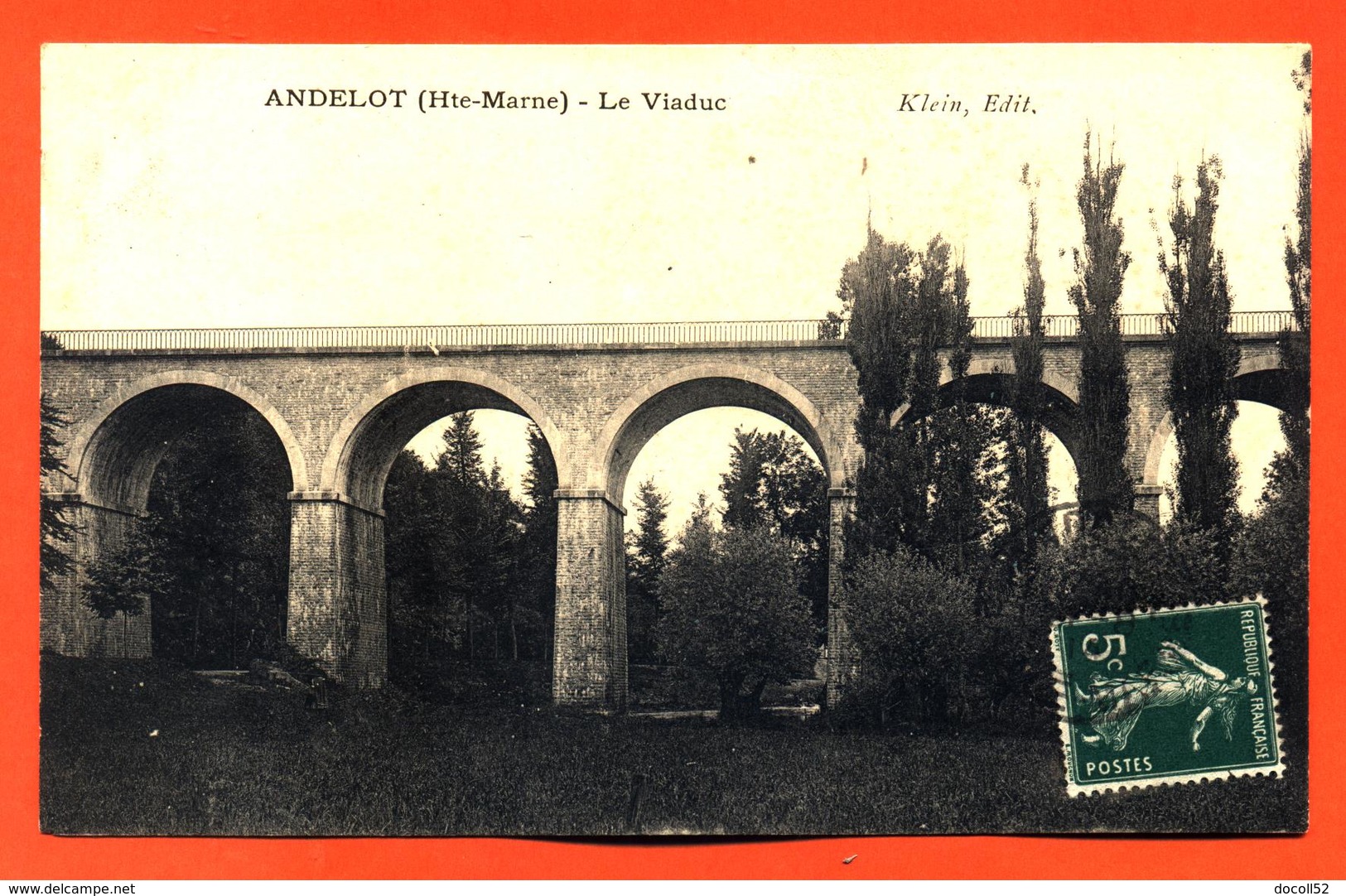 CPA 52 Andelot " Le Viaduc " - Andelot Blancheville