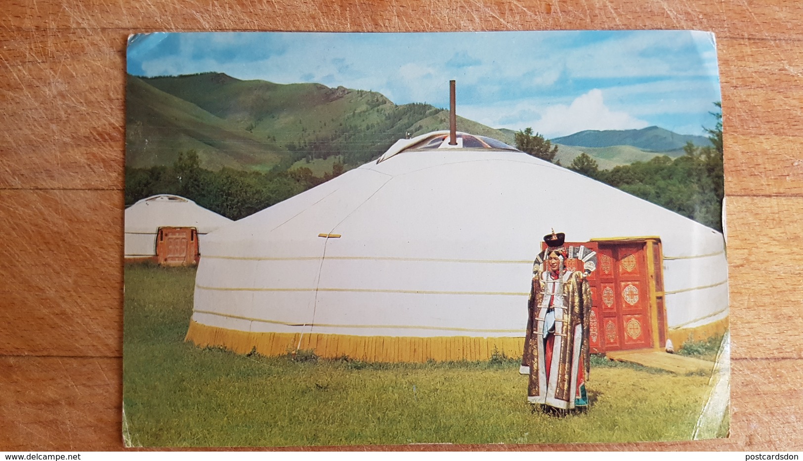 Mongolia. A Traditional Yurt  -  OLD PC 1980s - Mongolia