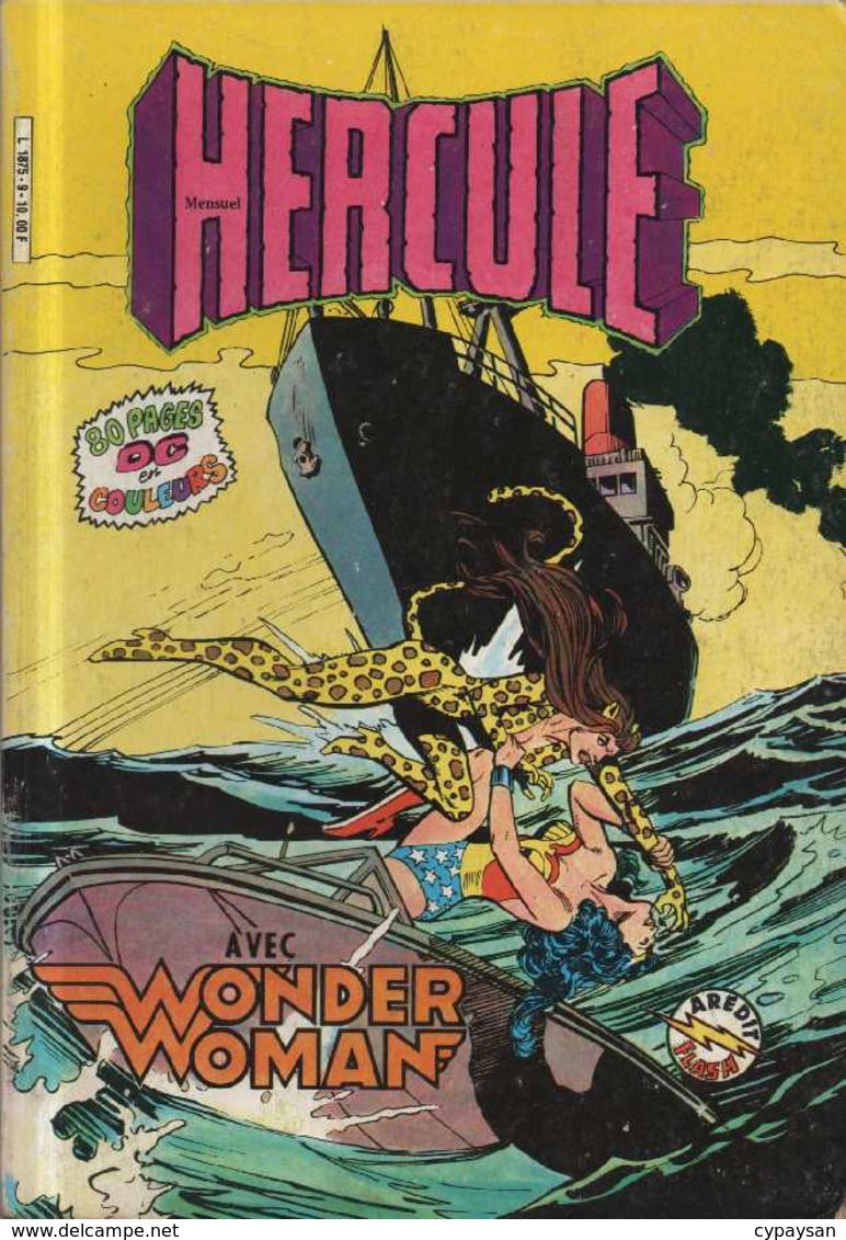 Hercule Wonder Woman  N° 9 BE AREDIT    09-1984 - Arédit & Artima