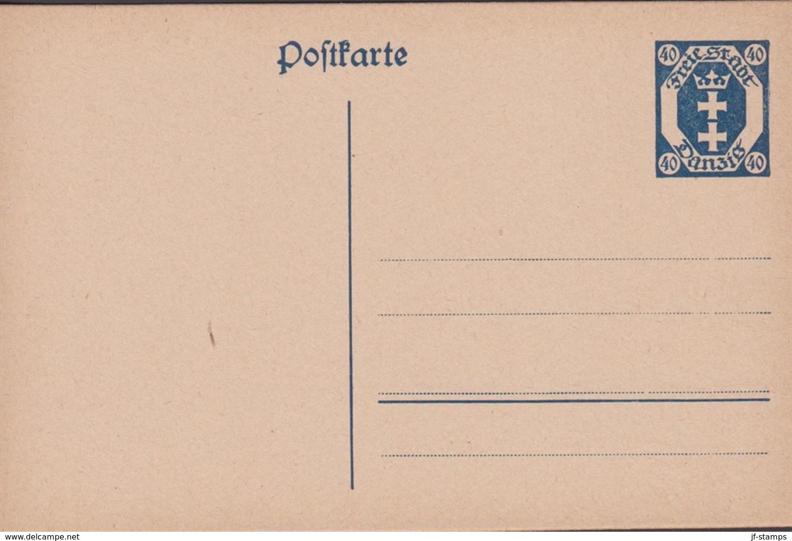 1921. Postkarte. 40 Pf. () - JF310384 - Ganzsachen