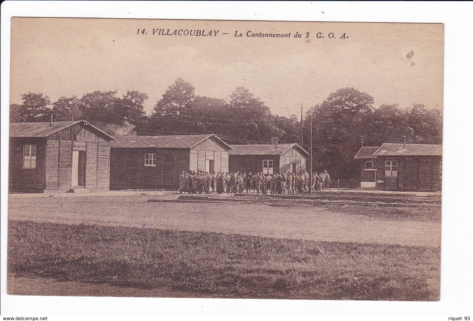 14 - VILLACOUBLAY - Le Cantonnement Du 3 G.O.A. - Velizy