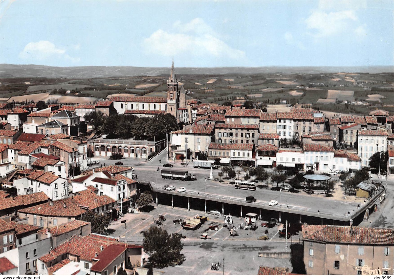 Puylaurens - Vue Générale Aérienne - Puylaurens