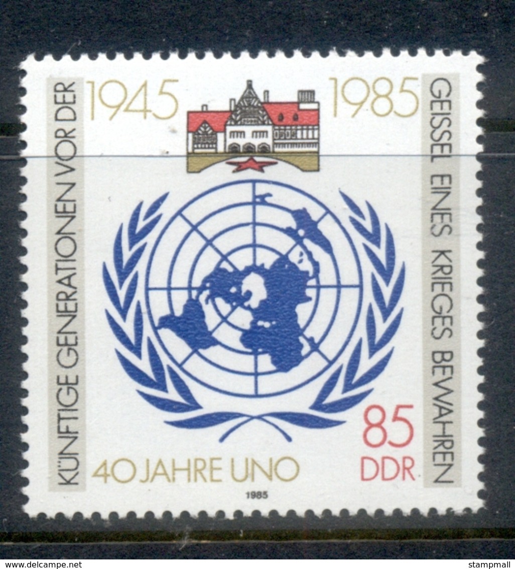 Germany DDR 1985 UN 40th Anniversary MUH - Sonstige & Ohne Zuordnung