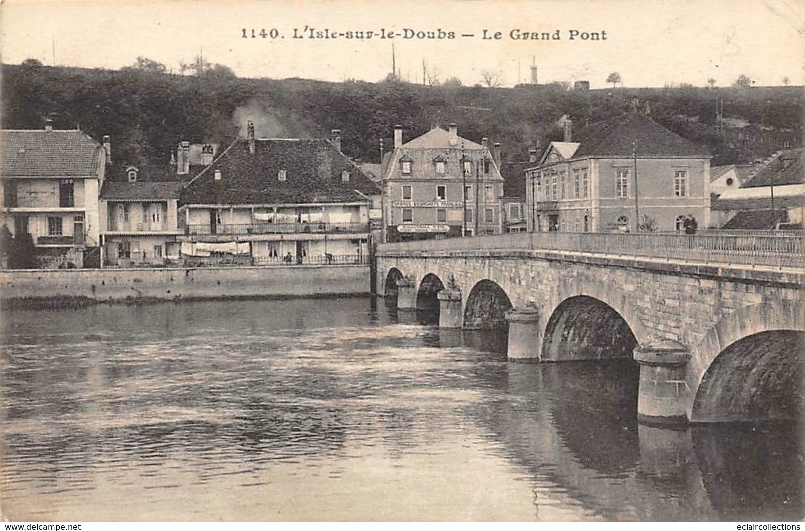 Isle Sur Le Doubs           25      Le Grand Pont           (voir Scan) - Isle Sur Le Doubs