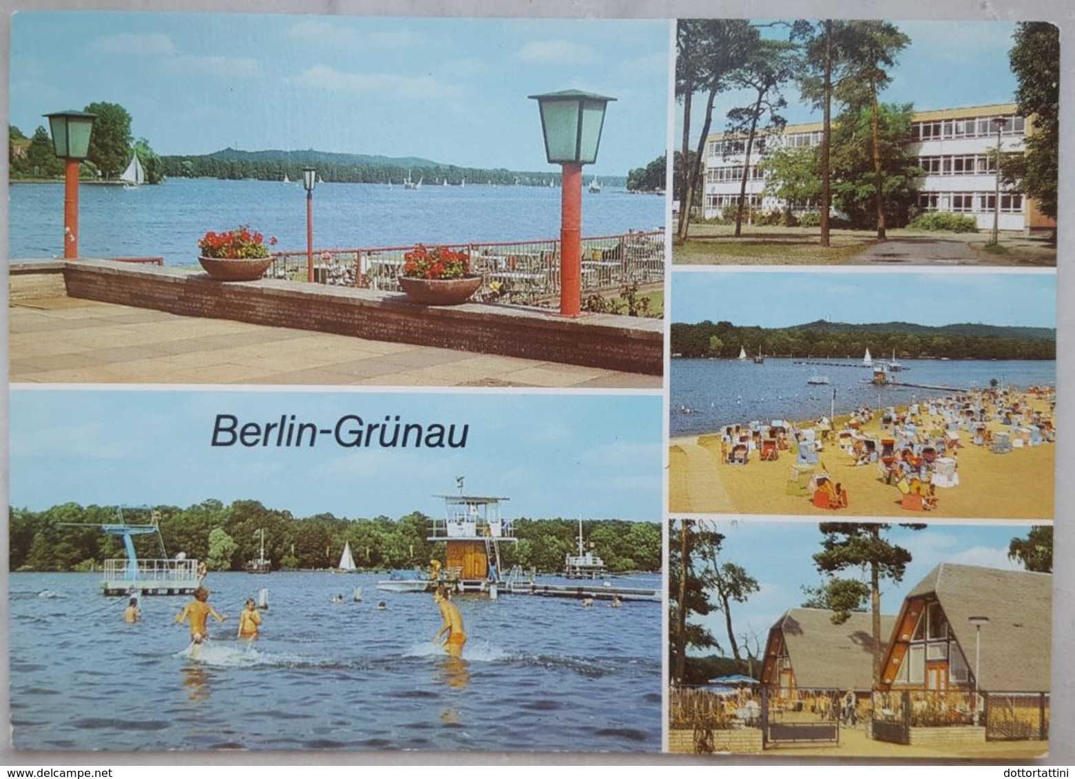 BERLIN Grünau - Hauptstadt Der DDR - Regattagelande - Strandbad - Neubau Der Bernard-Koenen-Oberschule Vg G2 - Koepenick