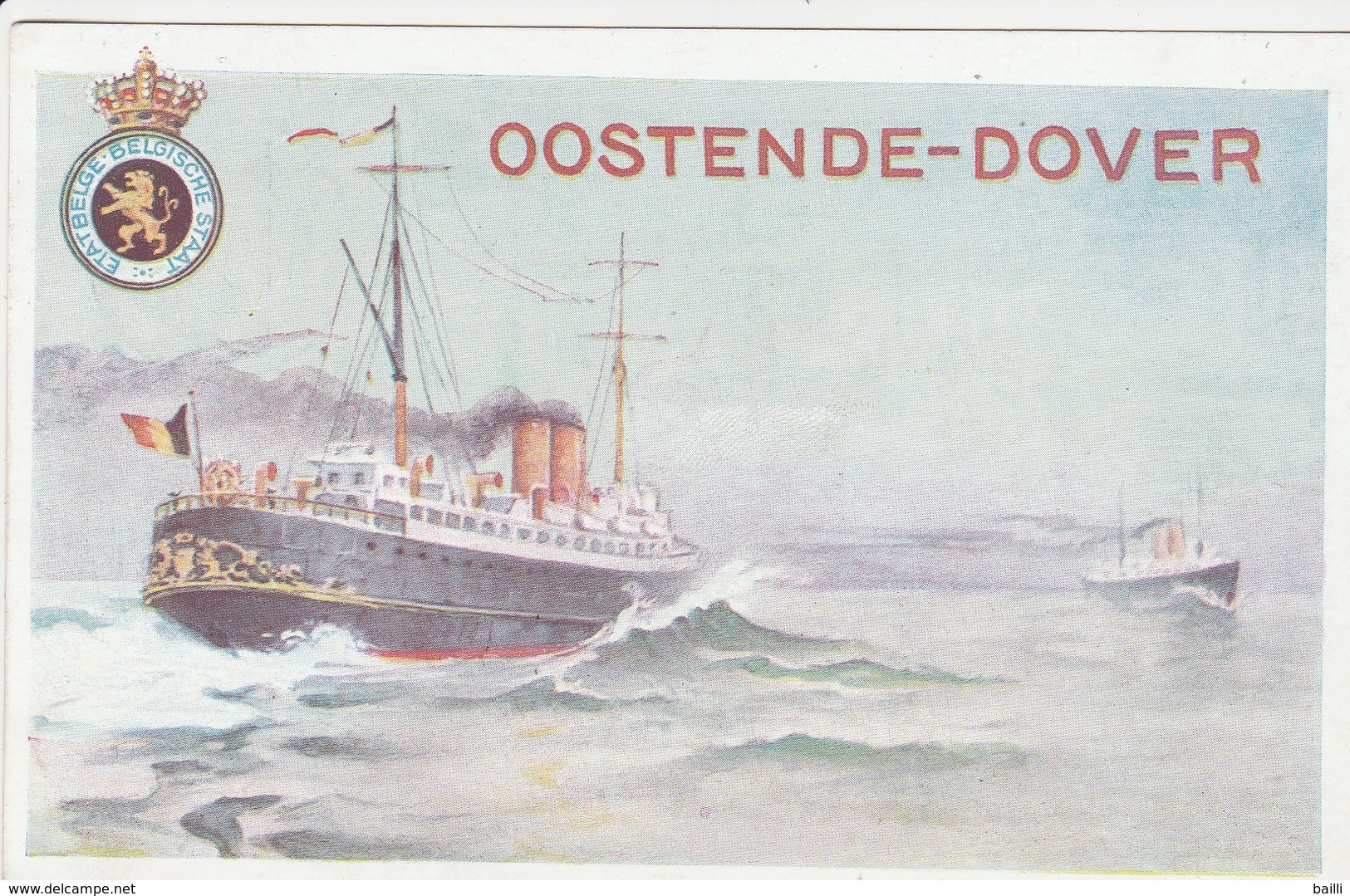 Belgique Joli Entier Postal Illustré Thème Bateau - Liner Cards