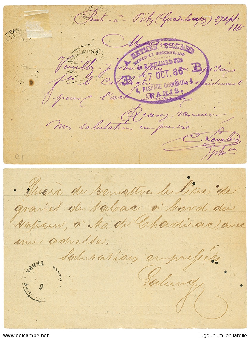 1880/84 Lot De 2 CARTES PRECURSEUR Affranchies à 10c Ou 5cx2(pd). TB. - Andere & Zonder Classificatie