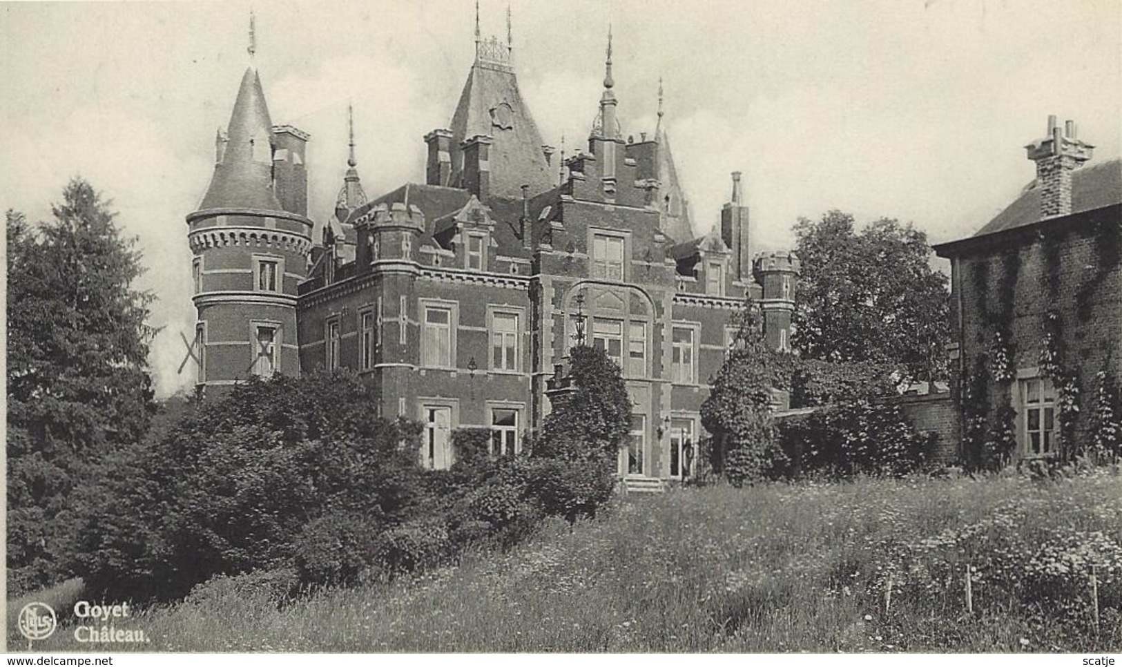 Goyet    Château   -   1949   Naar Liège - Gesves