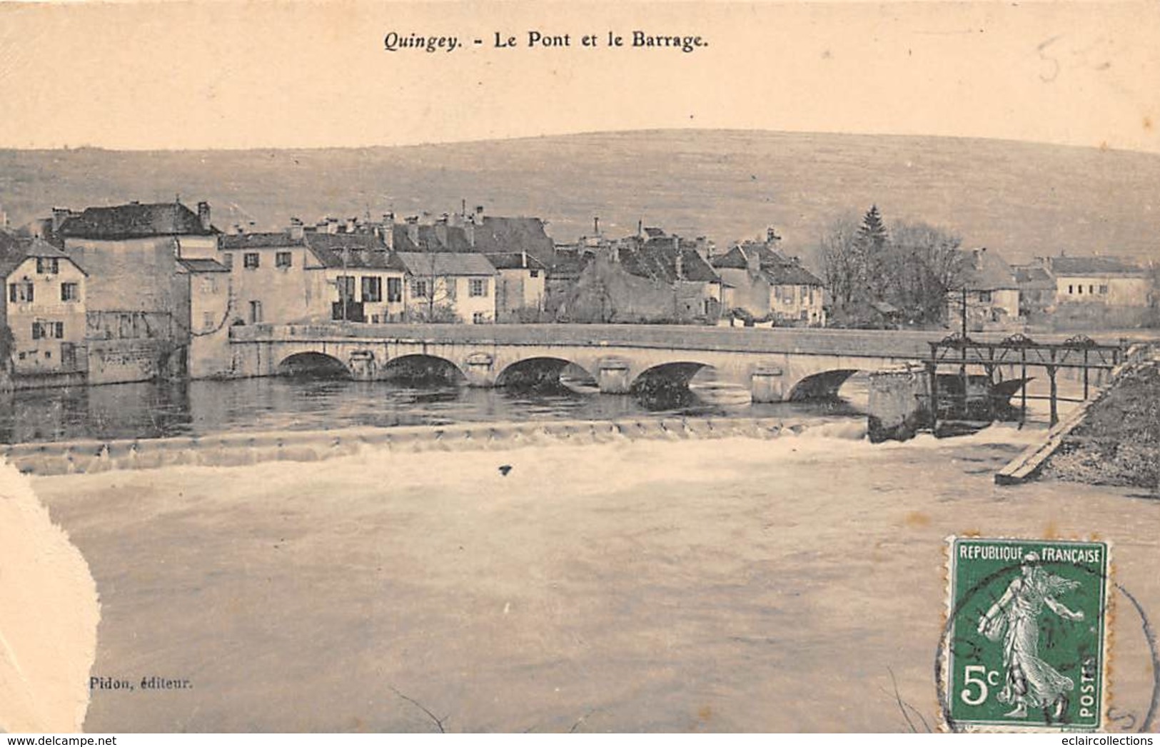 Quingey       25         Le Pont Et Le Barrage            ( Manque Voir Scan) - Andere & Zonder Classificatie