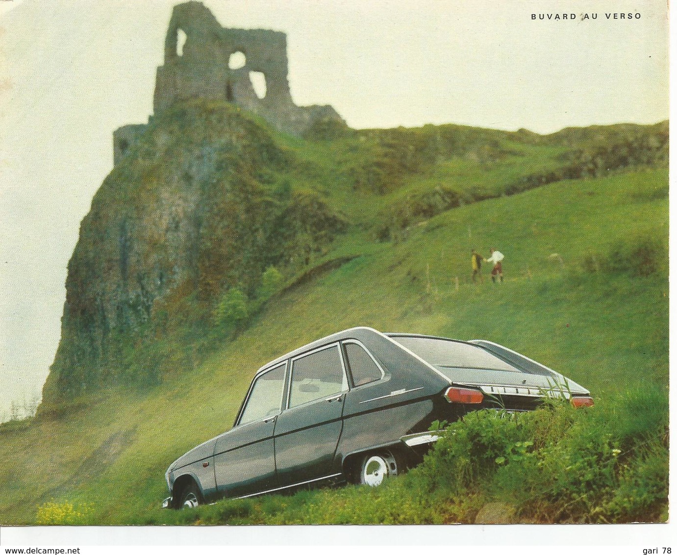 Ancien BUVARD PUBLICITAIRE VOITURE Renault 16 - Auto's