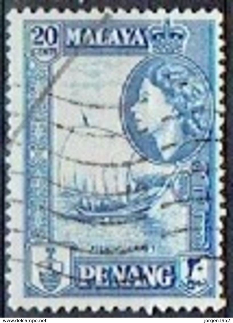 GREAT BRITAIN  #  PENANG  FROM 1957 STAMPWORLD 50 - Penang