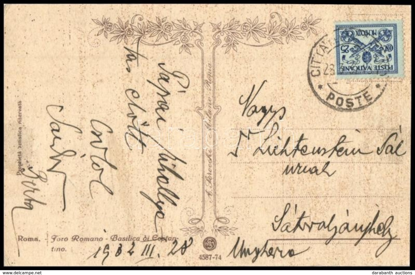 Vatikán 1932 - Other & Unclassified