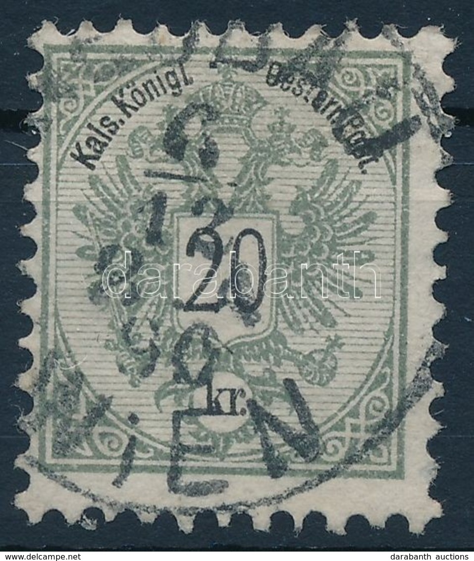 O Ausztria 1883 20kr 10 1/2 Fogazással Mi 48 D 'WIEN' (Mi EUR 400,-) - Other & Unclassified