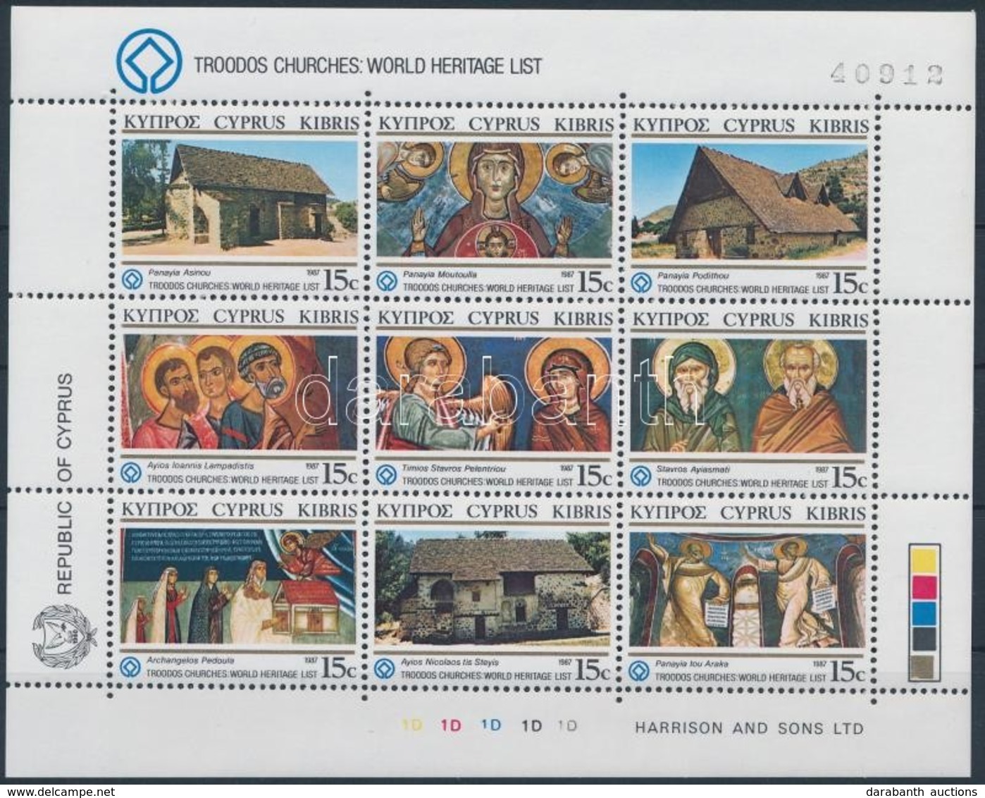** 1987 Templom Kisív,
Church Minisheet
Mi 972-680 - Other & Unclassified