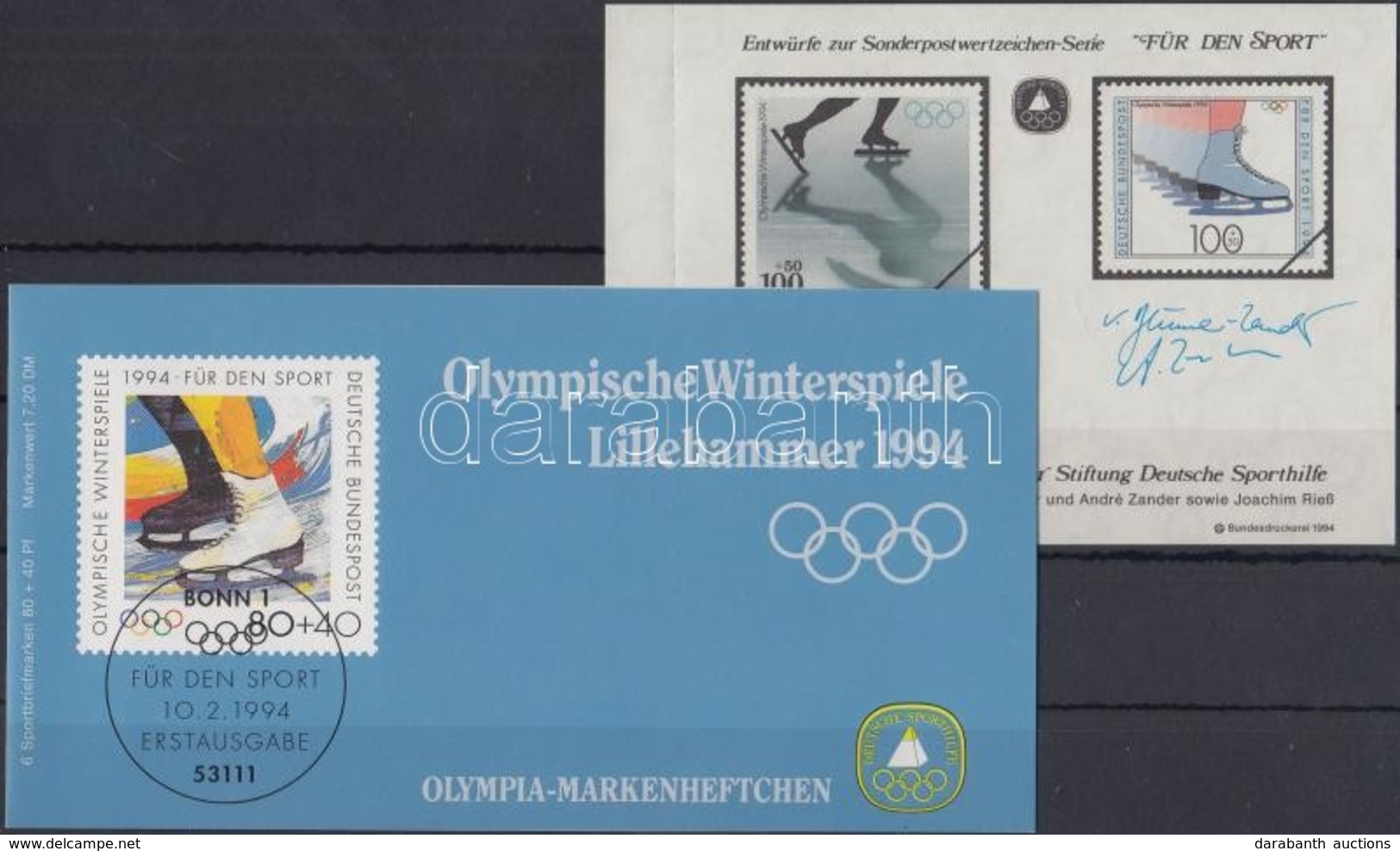 ** 1994 Téli Olimpia, Lillehammer Bélyegfüzet Mi 1717 - Other & Unclassified