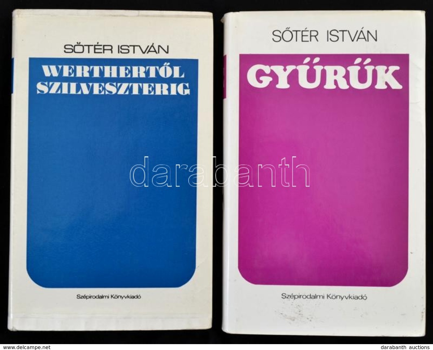 Sőtér István 2 Db Könyve: Gyűrűk, Werthertől Szilvesztergi. Bp., 1976-1980, Szépirodalmi. + A Tanú Folyóirat 2. Száma - Unclassified