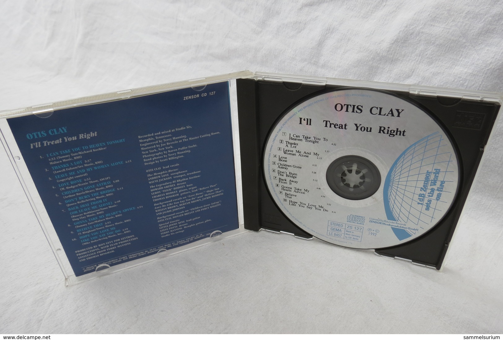 CD "Otis Clay" I'll Treat You Right - Soul - R&B