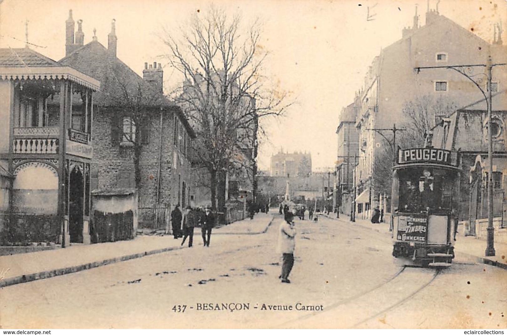 Besançon         25          Tramway Avenue Carnot       (Voir Scan) - Besancon