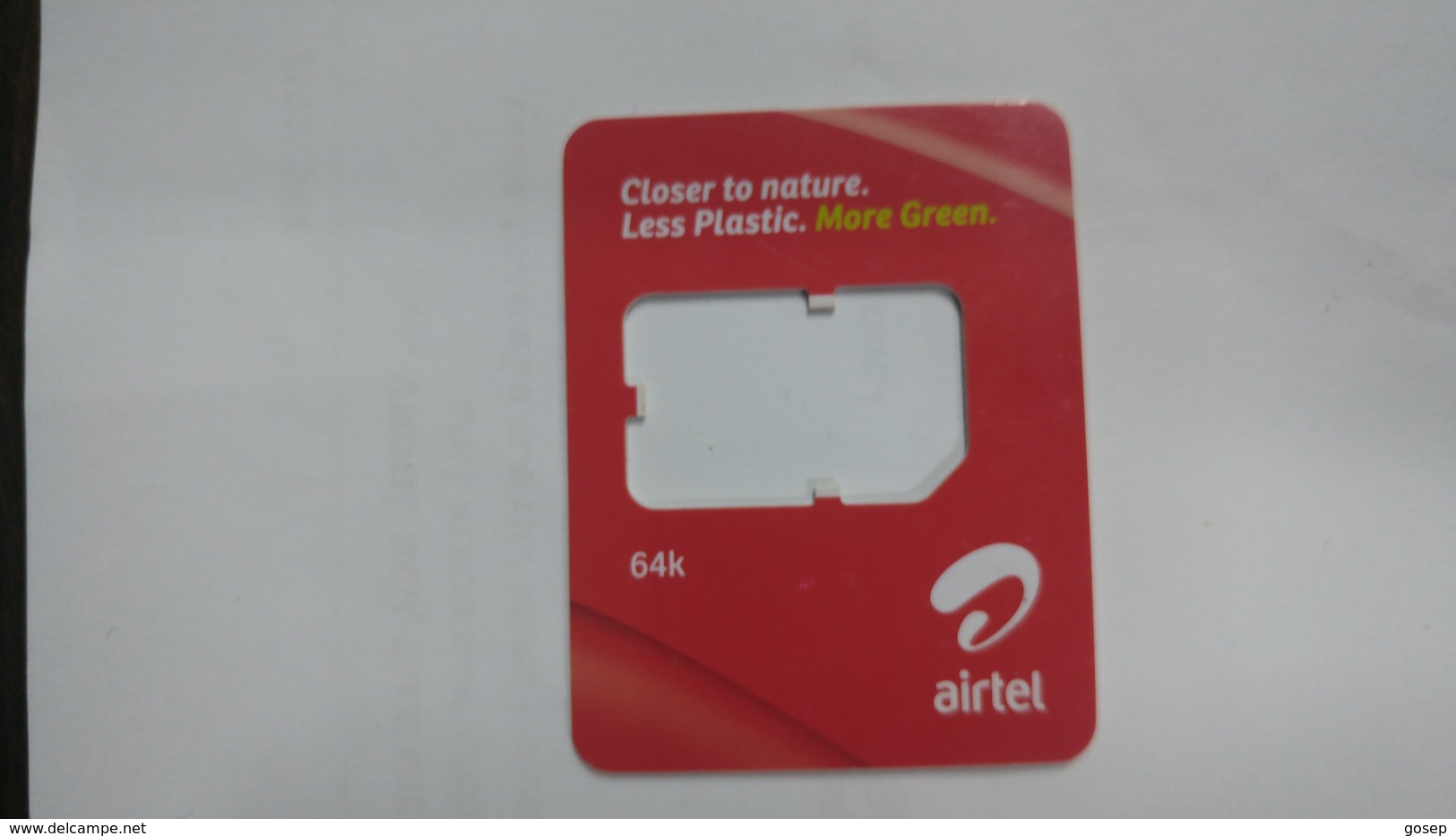 India-air Tel G.s.m Card-(51a)-()-(new Delhi)-()-(look Out Side)-used Card+1 Card Prepiad Free - India