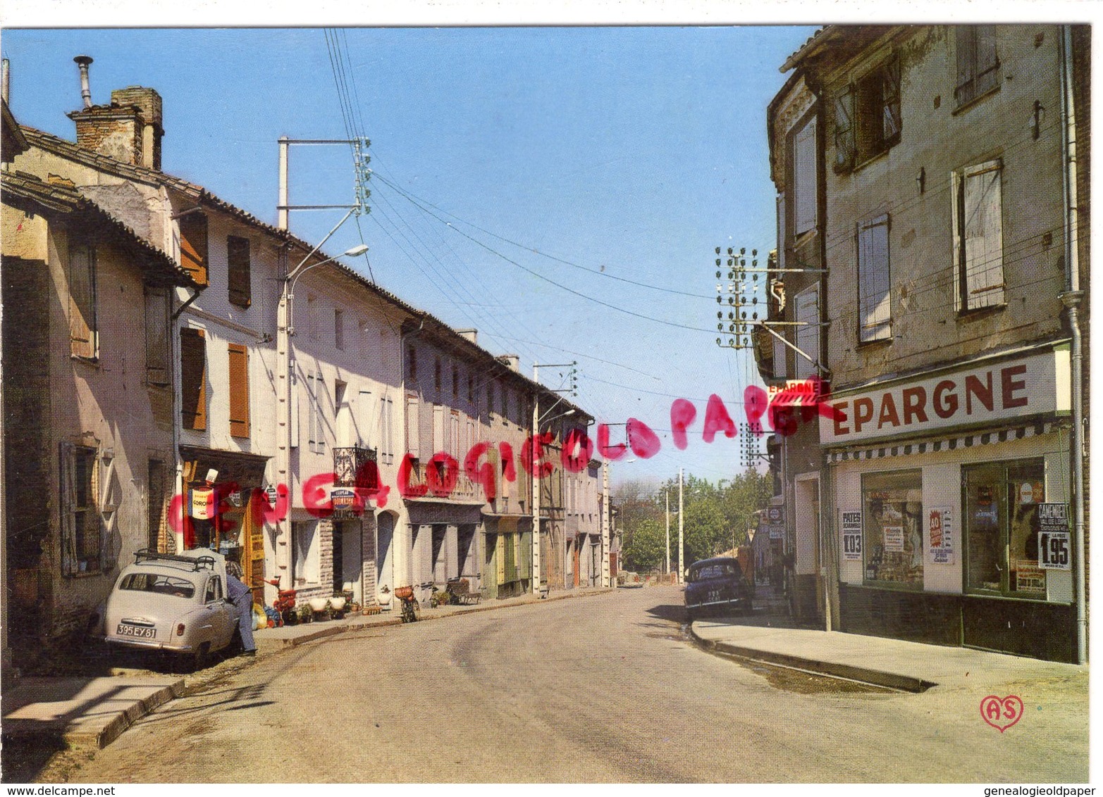 81- SALVAGNAC - LA GRANDE RUE - EPARGNE - TARN - Salvagnac