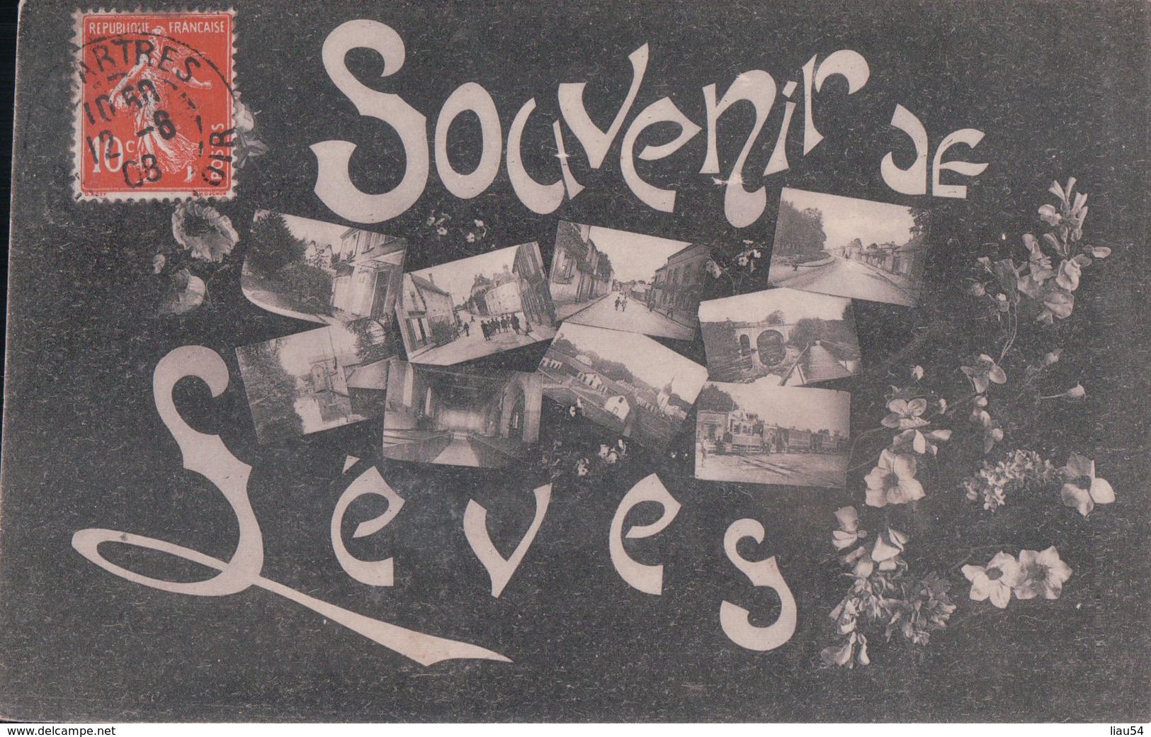 SOUVENIR DE LEVES (1908) - Lèves
