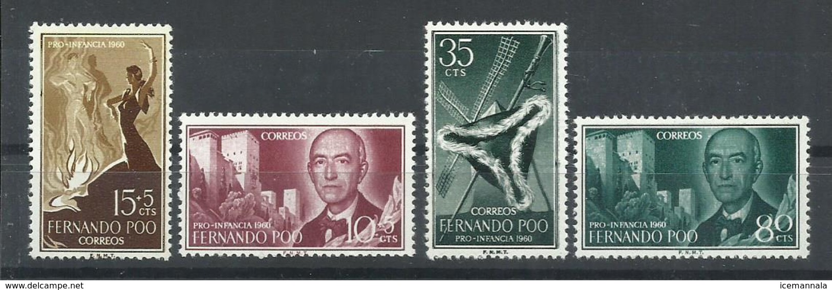 FERNANDO POO  EDIFIL 188/91    MNH  ** - Fernando Po