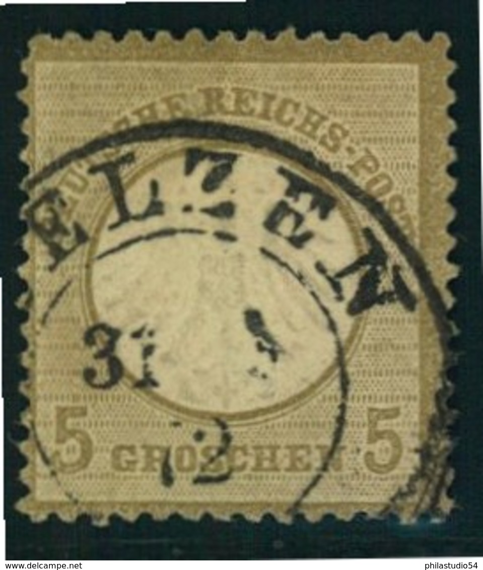 1872: Michel-Nr. 5, 5 Groschen Kleiner Brustschild (120,-) - Oblitérés