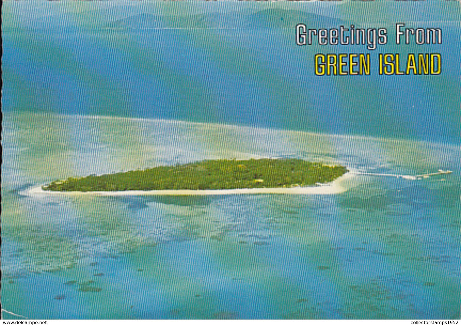 76544- GREAT BARRIER REEF- GREEN ISLAND PANORAMA - Great Barrier Reef