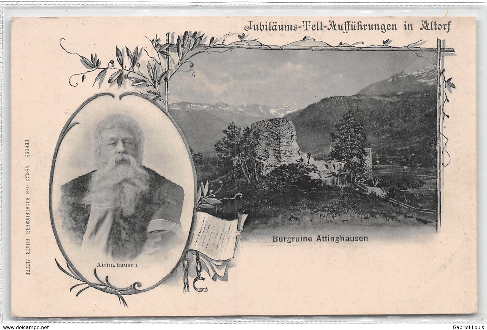 Jubiläums-Tell-Aufführungern In Altorf Burgruine Attinghausen - Attinghausen