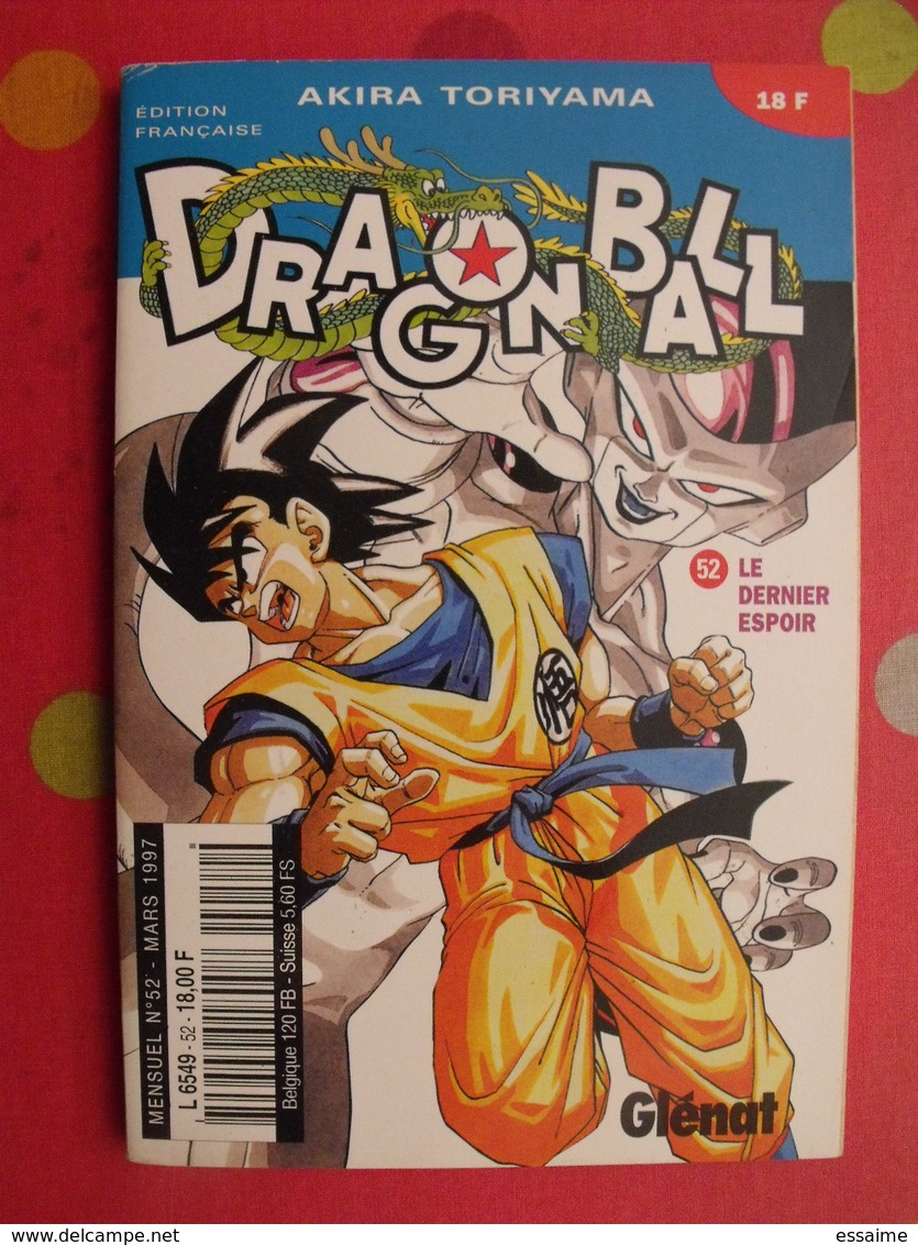 Lot De 3 Dragon Ball. Akira Toriyama. N°12,49,52. Glénat - Mangas (FR)