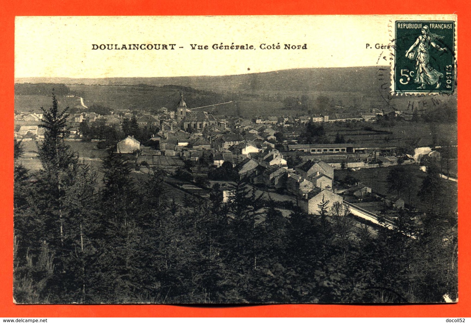 CPA 52 Doulaincourt " Vue Générale Coté Nord " - Doulaincourt